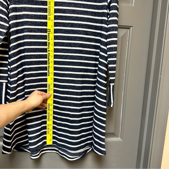 New with Tags Andrée by Unit Blue dress with lace neckline details size Large - Picture 7 of 10